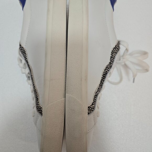 MWL Madewell Sidewalk Low-Top Sneakers Leather and Calf Hair Lace-up Size 9 - Picture 6 of 10